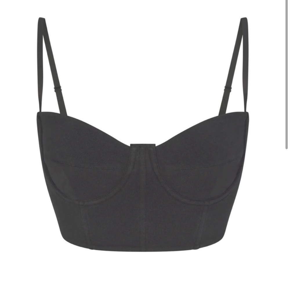 Skims Outdoor Bustier in Ash 2x NWT